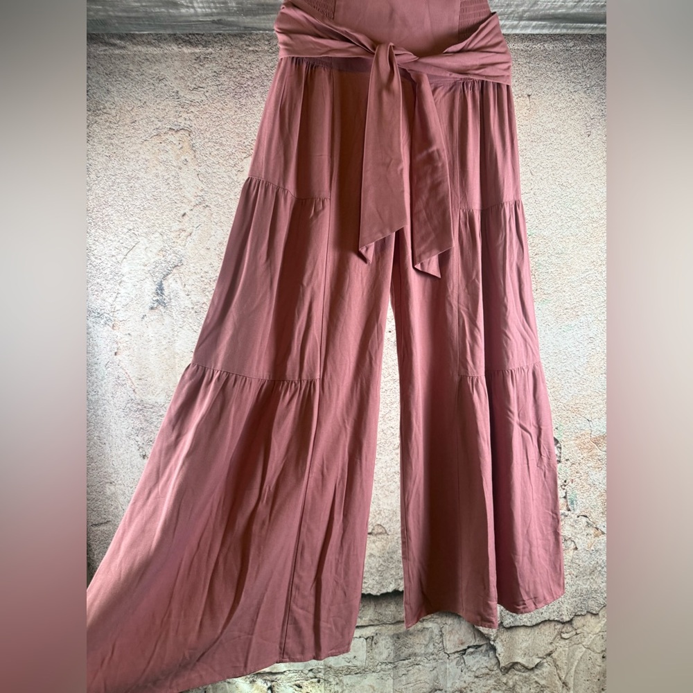 Sincerely Jules Mauve Wide-Leg Pants size medium MN108 - Picture 2 of 8